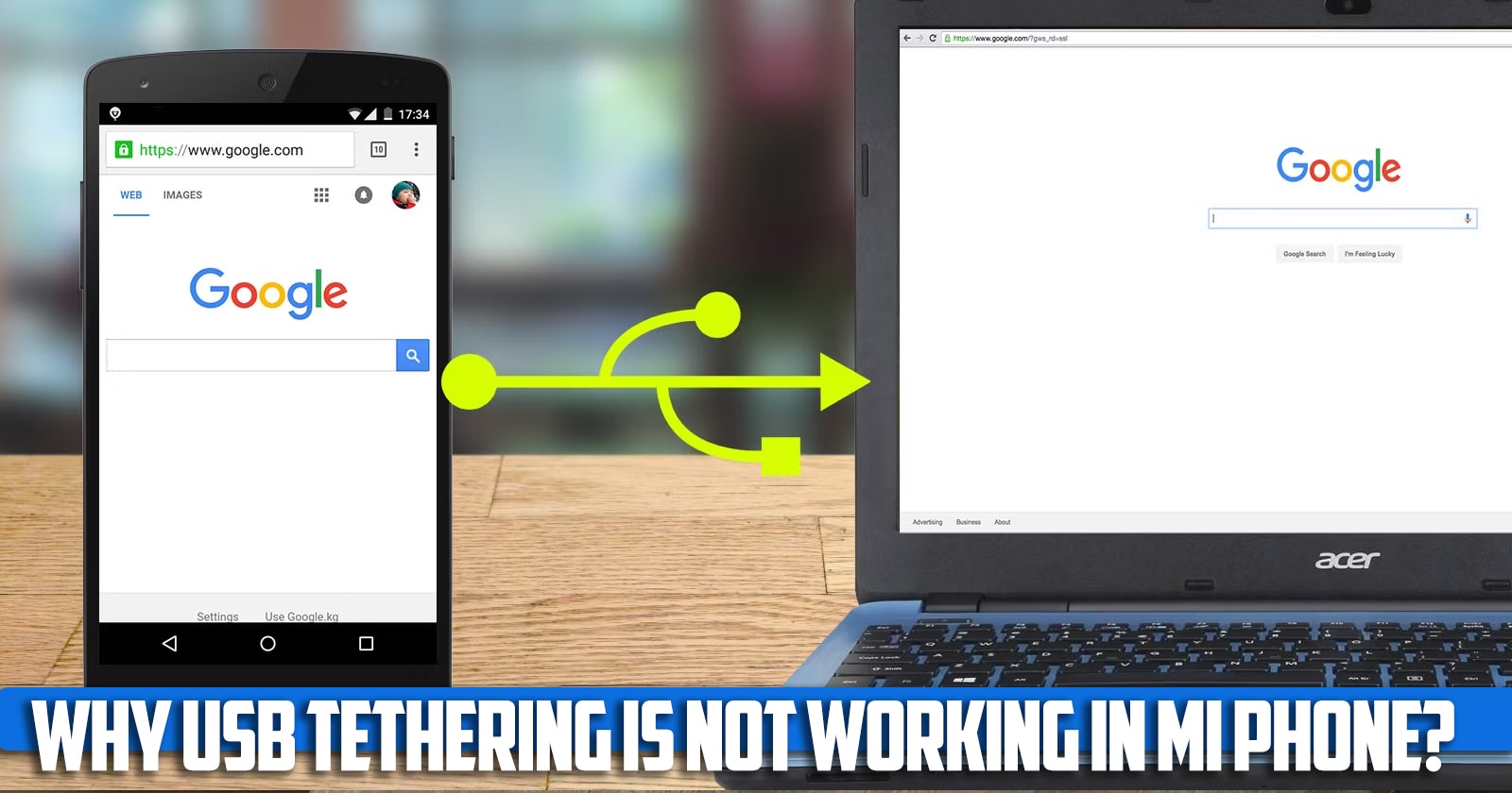 Why USB tethering is not working in Mi phone?