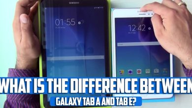 what is difference between galaxy tab a and tab e