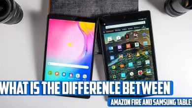 what is the difference between amazon fire and samsung tablet