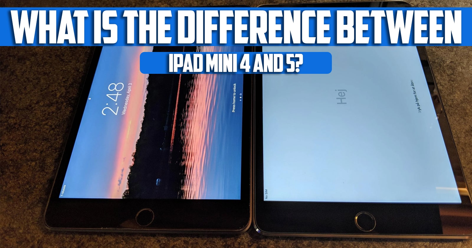 what is the difference between ipad mini 4 and 5