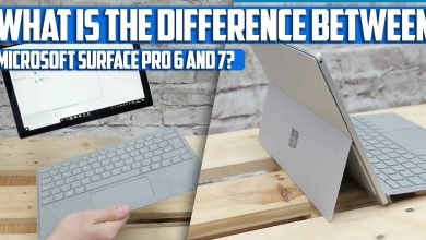 What is the difference between microsoft surface pro 6 and 7?