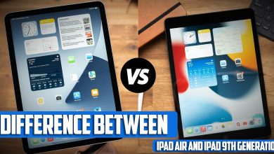 Difference between iPad Air and iPad 9th generation