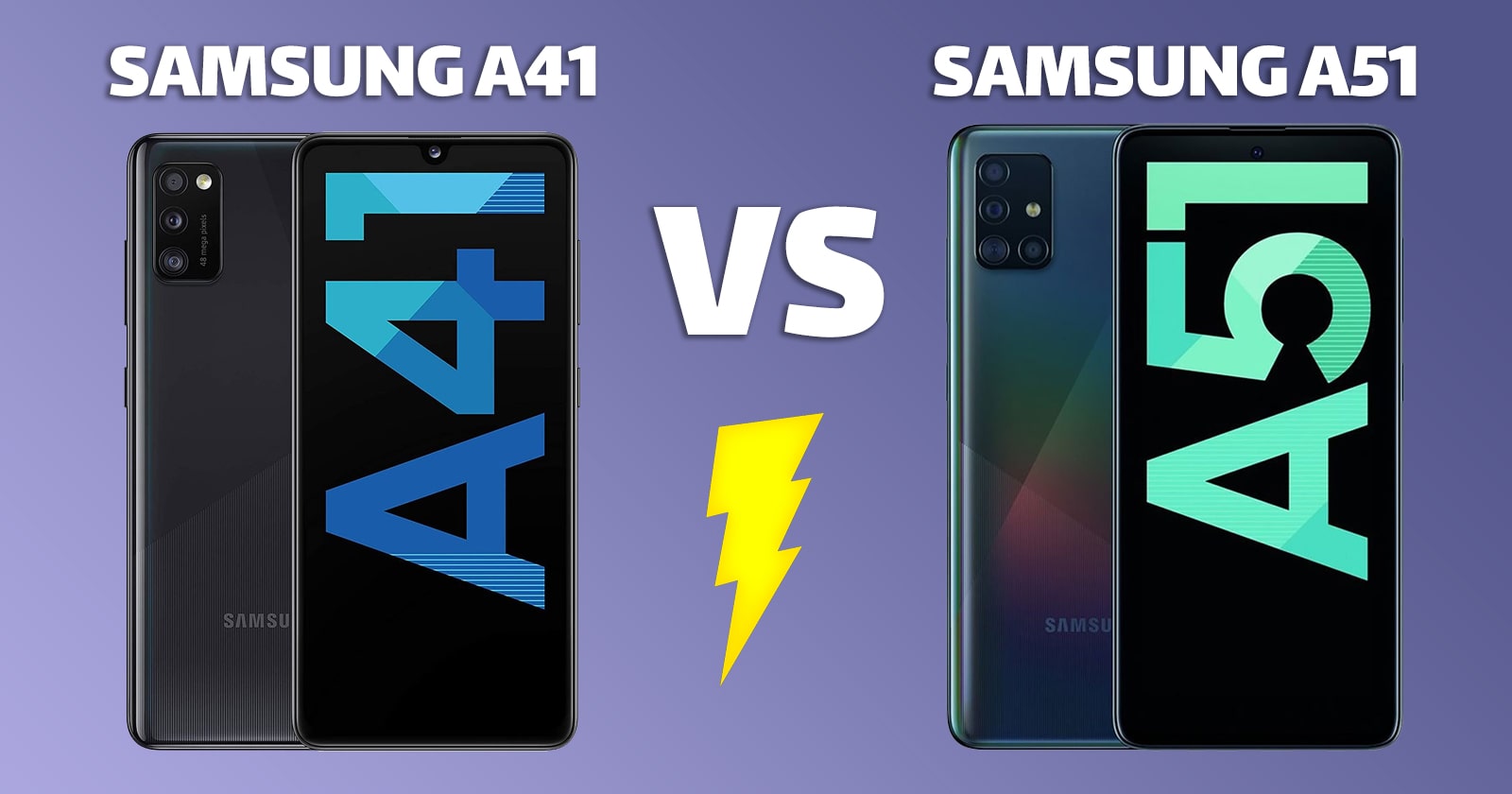 What Is the Difference Between Samsung A41 and A51