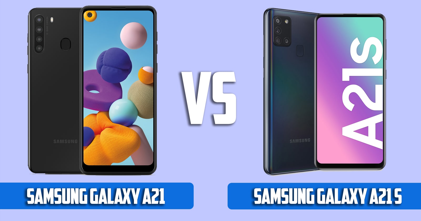 What is the difference between Samsung galaxy a21 and a21s