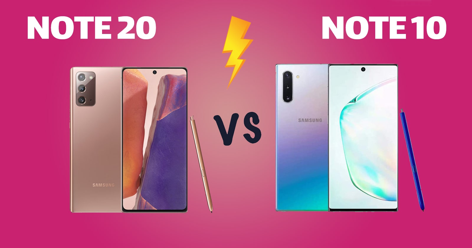 What Is the Difference Between Samsung Note 10 and Note 20