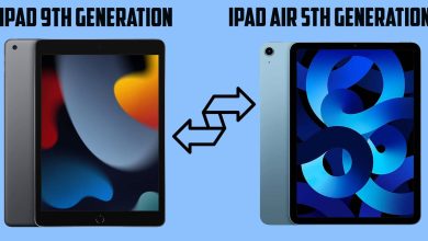 Compare iPad 9th Generation and iPad Air 5th Generation