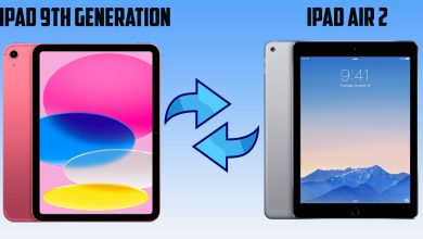 Compare iPad Air 2 and iPad 9th Generation.