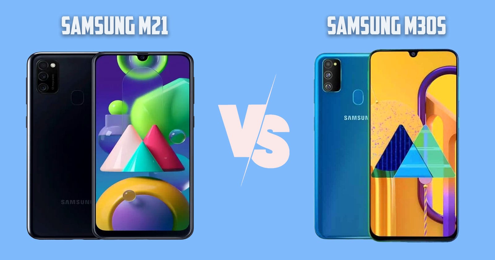 What is the difference between Samsung m21 and m30s?