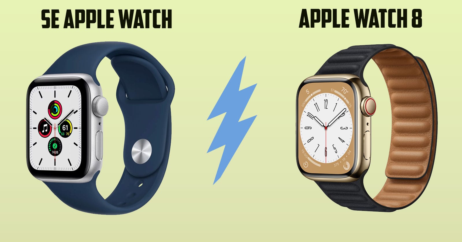 What's the Difference Between Series 8 and SE Apple Watch