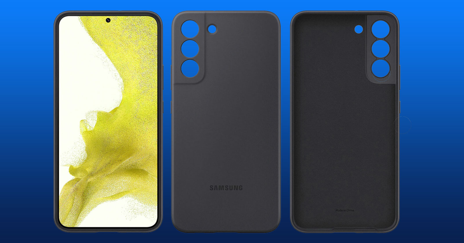 Original Silicone Cover Case for Samsung Galaxy S22 Plus