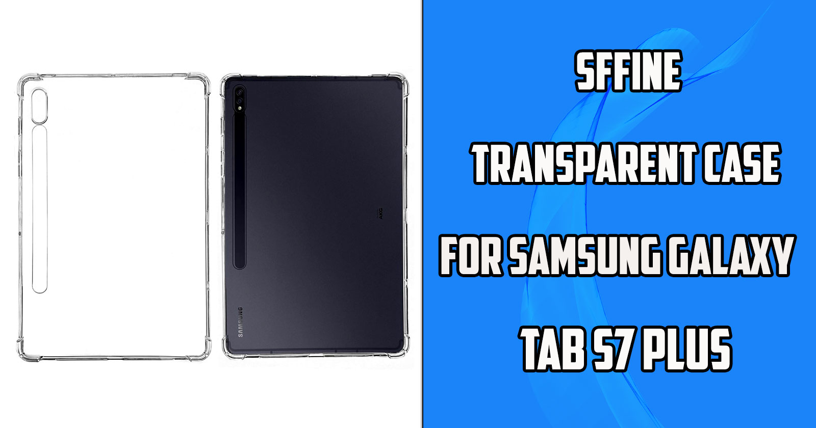 Samsung Galaxy Tab S7 Plus T970 / T976B Clear TPU Cover Case