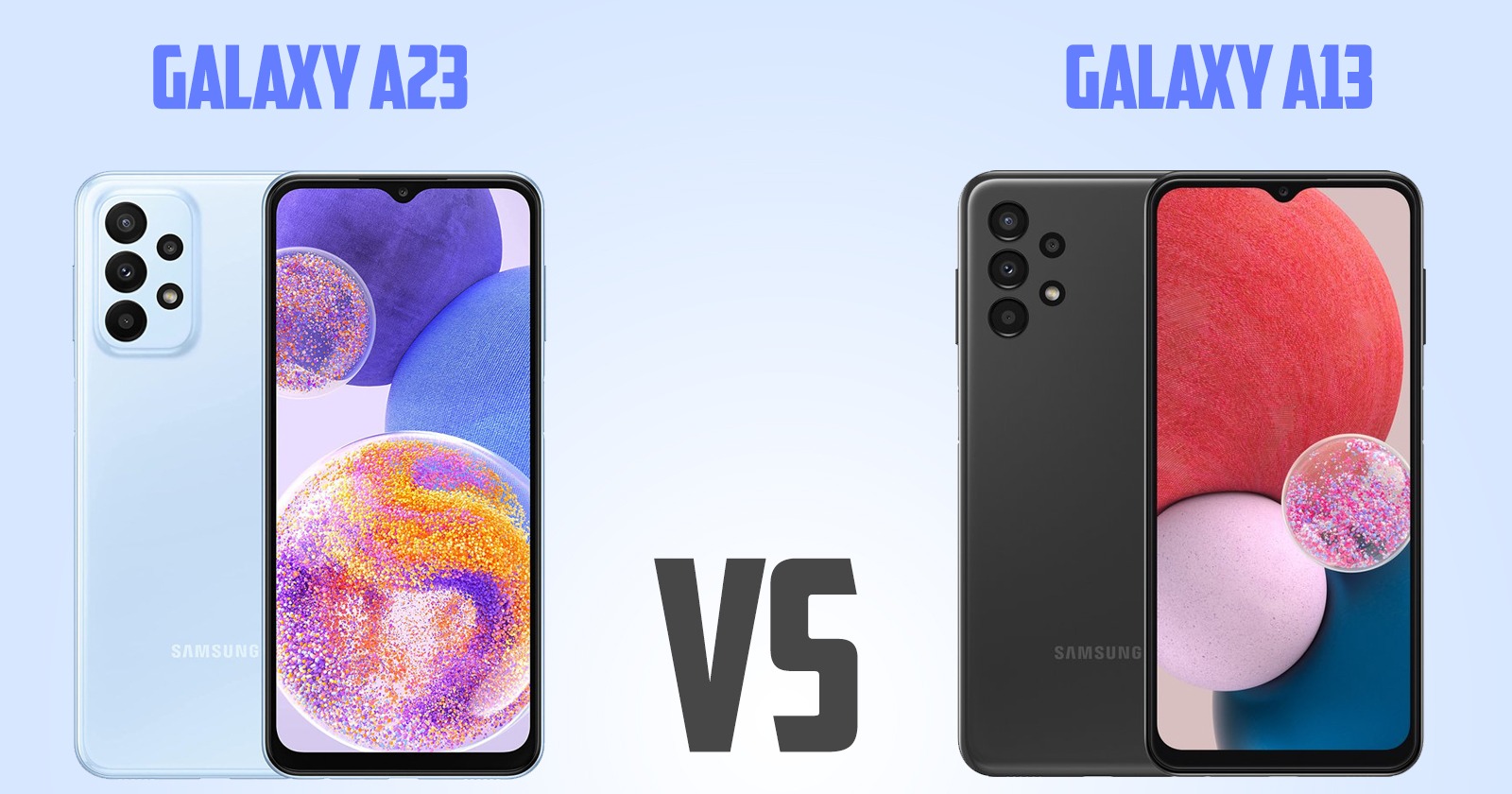 Samsung Galaxy A13 vs Samsung Galaxy A23 [ Full Comparison ]
