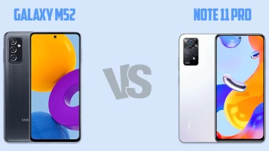 Samsung Galaxy M52 vs Xiaomi Redmi Note 11 pro [ Full Comparison ]
