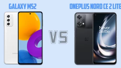 Samsung Galaxy M52 vs OnePlus Nord CE 2 Lite [ Full Comparison ]