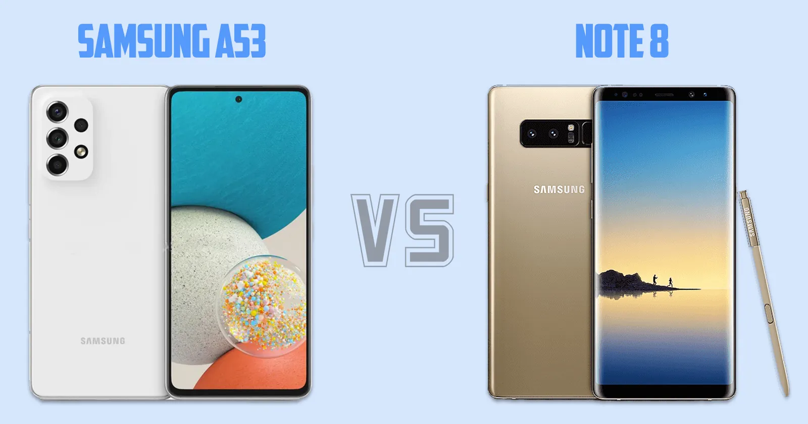 Samsung Galaxy A53 vs Redmi Note 8[ Full Comparison ]