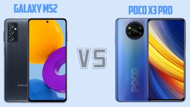 Samsung Galaxy M52 vs Xiaomi Poco X3 Pro [ Full Comparison ]